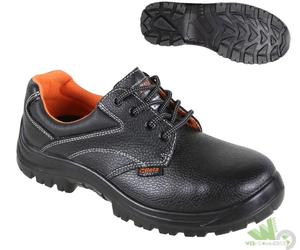 SCARPE BASSE ANTIFORO DA LAVORO ANTINFORTUNIO BETA N.45 PUNTA ACCIAIO PELLE
