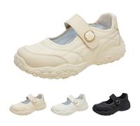 Scarpe basse da donna, eleganti, Mary Jane, con fibbia, chiuse | Allta - Scarpe basse con plateau, morbide e comode, leggere, per il tempo libero