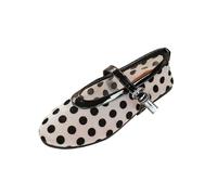 Scarpe basse da donna, eleganti, stile Mary Jane, chiuse | Scarpe senza lacci, scarpe piatte, eleganti e comode, classiche, antiscivolo, robuste scarpe per il tempo libero