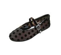 Scarpe basse da donna, eleganti, stile Mary Jane, chiuse | Scarpe senza lacci, scarpe piatte, eleganti e comode, classiche, antiscivolo, robuste scarpe per il tempo libero