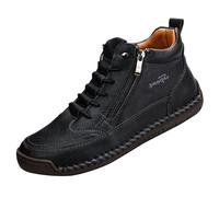 Scarpe basse da donna, scarpe da ginnastica primaverili per passeggiate all'aperto, senza lacci, in ecopelle, alla moda, a piedi nudi, leggere, comode, casual, con cerniera laterale, cuciture