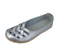 Scarpe Basse da Donna Taglie Forti 35-44 Mocassini Scarpe Basse da Donna Scarpe da Donna in Vera Pelle Mocassini Casual Femminili,L,44 EU