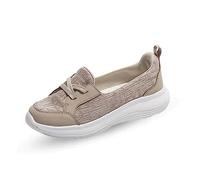 Scarpe Basse da Esterno da Donna: Fitness, Pantofole Traspiranti, Corsa, Mocassini, Vela - Elegante Leggerezza e Comfort Senza Pari - Regali Scarpe da Passeggio, Kahki, EU39