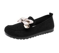 Scarpe Basse Donna Estive Loafers Scarpe da Camminata Vintage Antiscivolo Morbide Mocassini Scarpe da Donna Moda Leggere Scarpe Slip on Scarpe Minimaliste Traspiranti