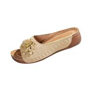 Scarpe basse traspiranti, scarpe da passeggio, scarpe da corsa, leggere, in tessuto antiscivolo, scarpe da ginnastica, da jogging, da corsa, per il fitness, per il fitness, gold, 35 EU