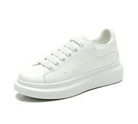 Scarpe Bianche con Suola Spessa Scarpe da Uomo e da Donna Primavera, Autunno e Inverno per Aumentare l'altezza delle Scarpe della Coppia Scarpe Sportive Casual a Centinaia