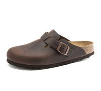 Birkenstock - Sandali Boston Pelle Oleata - -Shoes -Donna -Marrone -36 EU