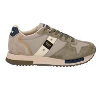 Scarpe Blauer Sneaker Queens Suede/Tessuto Military/Taupe Taglia Scarpa: 40