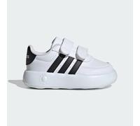 adidas Breaknet 2.0 Shoes Kids, Scarpe da Tennis Unisex-Bimbi 0-24, Cloud White/Core Black/Cloud White, 24 EU