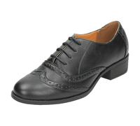 Donna Spot On Tacco Medio con Lacci 'Scarpe Brogue'