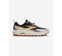 BROOKS Cascadia 18 - Uomo - Nero / Bianco / Arancione - Taglia 40- modello 2025