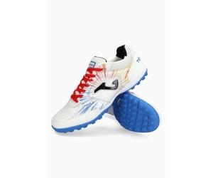 SCARPE CALCETTO JOMA TOP FLEX TURF - 2476 white/red