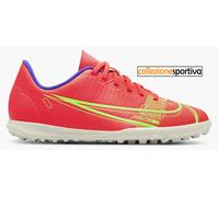 SCARPE CALCETTO NIKE MERCURIAL VAPOR 14 CLUB TF JR JUNIOR- CV0945-600 col.rosso