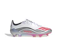 adidas Performance F50 Messi Elite FG PRESTIG10 Bianco Uomo, bianco e argento, 45 1/3 EU