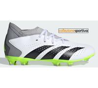 SCARPE CALCIO ADIDAS PREDATOR ACCURACY.3 FG JUNIOR-IE9504 col. bianco/nero/verde