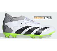 SCARPE CALCIO ADIDAS PREDATOR ACCURACY.3 FG JUNIOR-IE9504 col. bianco/nero/verde