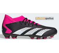 SCARPE CALCIO ADIDAS PREDATOR ACCURACY.3 MG- GW4631 col. nero/rosa/bianco