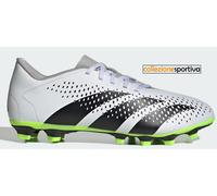 SCARPE CALCIO ADIDAS PREDATOR ACCURACY.4 FxG- GZ0013 col. bianco/nero/verde