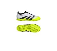 adidas Unisex - Bambini Predator Club Turf Football Boots Kids, Cloud White Core Black Lucid Lemon, 30.5 EU