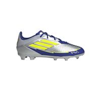 Scarpe da calcio F50 Elite Messi Firm Ground Junior Silver Metallic / Solar Yellow / Lucid Blue 33