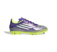adidas F50 League Firm Multi Ground Football Boots Kids, Scarpe da Calcio Unisex-Bambini, Purple Rush/Cloud White/Lucid Lemon, 35 EU