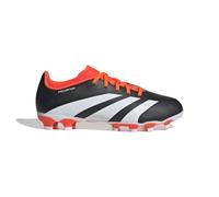 adidas Predator 24 League Low Multi-Ground Boots, Scarpe da Calcio Unisex-Bambini, Core Black/Cloud White/Solar Red, 29 EU