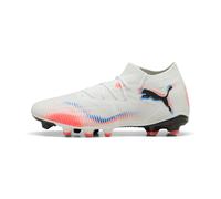 PUMA Future 8 Match Fg/AG, Scarpe da Calcio Unisex-Adulto, Bianco Nero Rosso Brillante, 46 EU