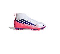 Scarpe Calcio Ragazzo Bambino Adidas F50 Hyperfast Club Mid FG MG Junior Bianc