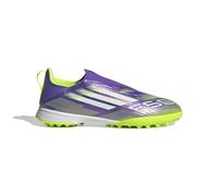 Scarpe calcio senza lacci per bambini adidas F50 League FG/AG Violet 37 1/3