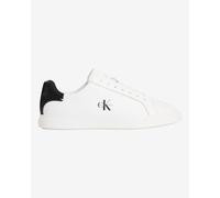 Calvin Klein Low PRO Cups Lth Ml Hw0hw03146, Basso Top Donna, White (Bright White/Black), 36 EU