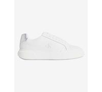 Calvin Klein Chunky Cupsole Laceup Lth Met Yw0Yw01948, Basso Top Donna, White (Bright White/Silver), 39 EU