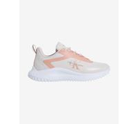 Scarpe Calvin Klein Jeans Eva Runner Low bianco crema rosa donna - 37