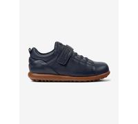 CAMPER Pelotas - Scarpe casual eleganti per Bimbe - Blu, taglia 27, Pelle liscia/Tessuto in cotone