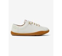 Scarpe Camper Peu Cami bianche marroni bambino - 35