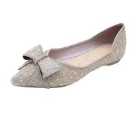Scarpe casual da donna estiva,Scarpe singole morbide in pizzo leggere,Scarpe basse da donna primavera autunno arco quotidiano incontri scarpe da barca a pendolo grandi dimensioni, Lilla, 36 EU