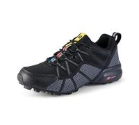 Scarpe casual da uomo, comode, traspiranti, da montagna da uomo, sportive, basse, ventilate, per ginnastica, antiscivolo, da trekking, da jogging per montagne e attività all'aperto, Nero , 41 EU