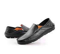 Scarpe Casual da Uomo Mocassini in Pelle Loafers Casuale Guida Moda Mocassino Basse Classic Scarpe da Cuoio Barca Oxford