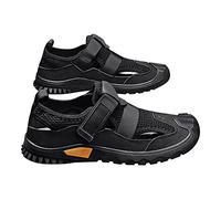 Scarpe casual da uomo traspiranti scarpe da casa moda indoor scarpe casual antiscivolo scarpe da passeggio per Medioevo e anziani assorbimento degli urti scarpe fitness, Nero , 42 1/3 EU