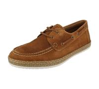 Scarpe Casual Deck Rieker Classic B5220 In Camoscio Smart Lace-Up Uomo Marroni