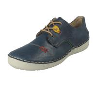 Scarpe Casual Eleganti Da Donna Rieker In Pelle Sintetica Con Lacci, 52528