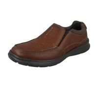 Scarpe Casual Eleganti In Pelle Per Uomo Clarks Cotrell Nero Marrone