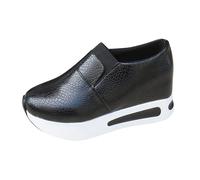 Scarpe casual eleganti per la primavera e il commercio internazionale - taglie grandi Dirndl scarpe da donna, Nero , 42 EU