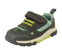 Scarpe Casual Hook And Loop Per Ragazzi Clarks In Leather Steggy 2 Park