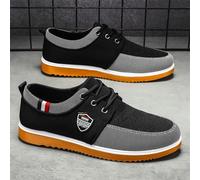 Scarpe casual in tela con lacci da uomo, una taglia più piccola, versatili, multifunzionali, scarpe da ginnastica alla moda per uso quotidiano, feste, guida, lavoro, sport leisure CN39,CN40,CN41,CN42,