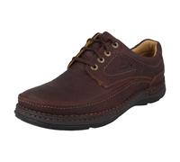 Clarks Nature Three, Scarpe Stringate Uomo, Marrone (Brown), 44.5 EU