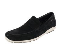 Scarpe Casual Rieker 09050 Uomo Blu Mocassini Slouch Slip On