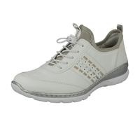 Rieker Scarpe Stringate da Donna L3259, Numero:40 EU, Colore:Bianco