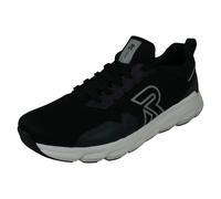 Scarpe Casual Uomo Revolution Rieker '07802' Trainers Grigio Nero