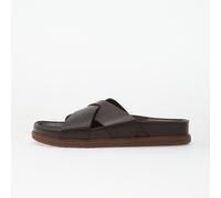 Clarks Torford Cross, Sandali a Ciabatta Uomo, Brown Leather, 42 EU