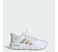 adidas Donna Cloudfoam Flex Laces Shoes, Ftwr White/Cyber Met./Linen Green, 39 1/3 EU